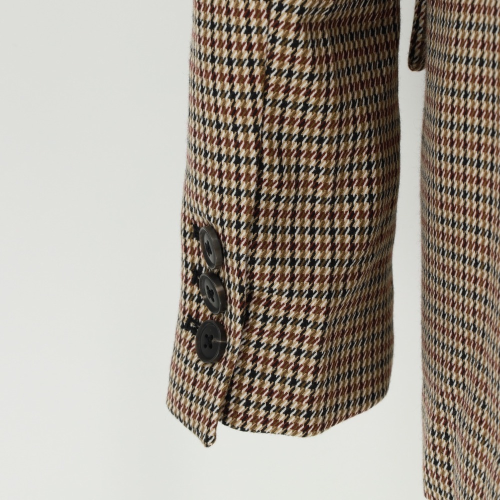 Mango MNG Women Brown Houndstooth Double Breasted Blazer Size Small Preppy NWT - Picture 6 of 9
